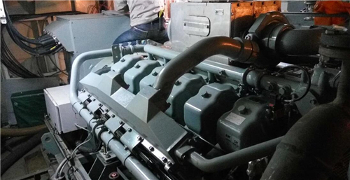 三菱S6R發(fā)動機運轉(zhuǎn)中的檢測