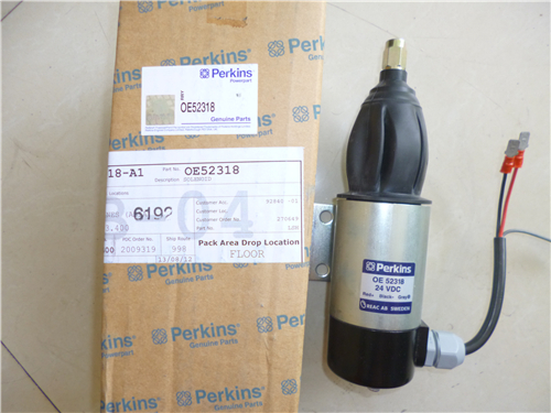 Perkins 4012柴油發(fā)動(dòng)機(jī)發(fā)電機(jī)589/91電磁停機(jī)閥