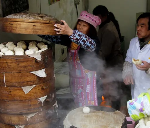 包子鋪用包子機作品豆沙包